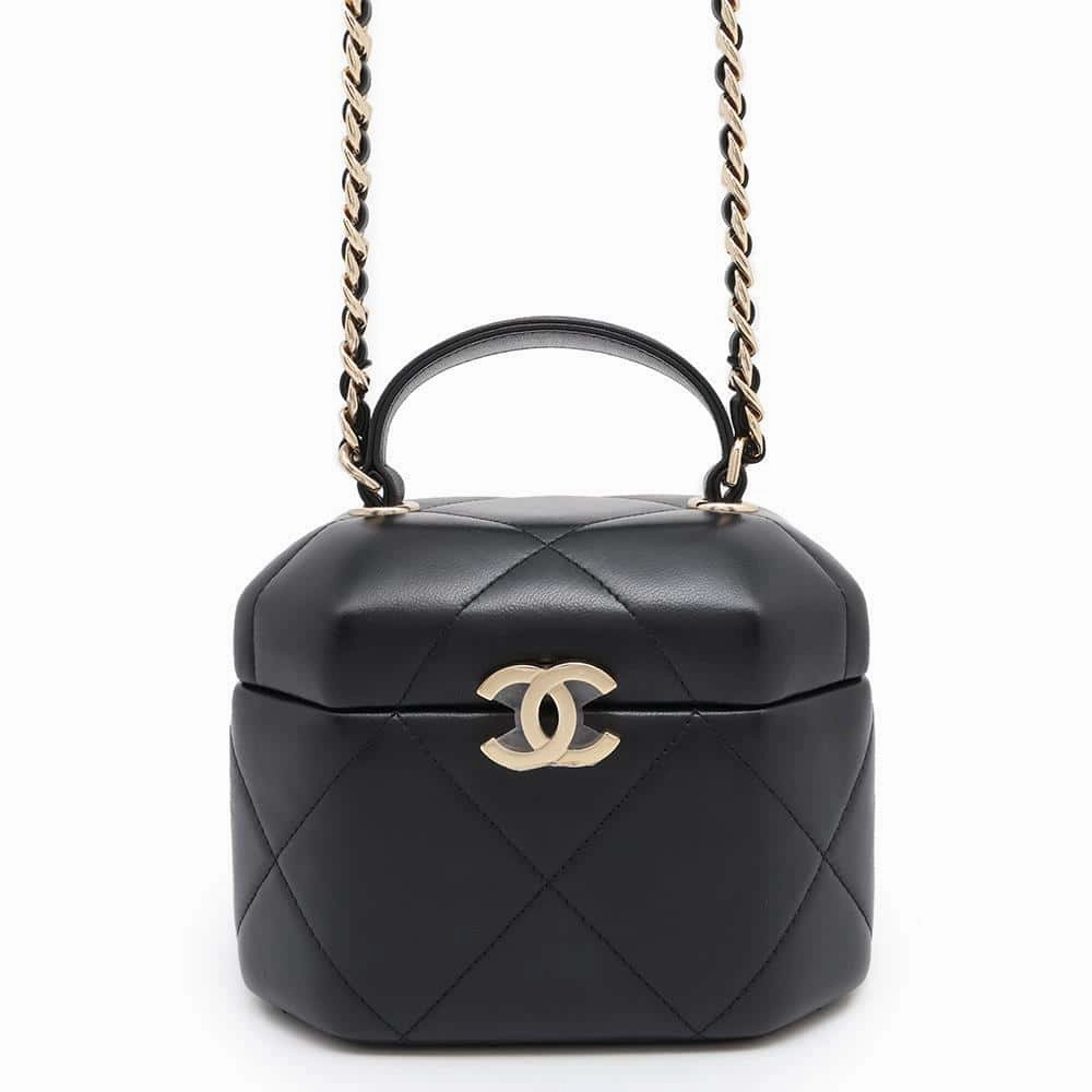 CHANEL Vanity bag ChainShoulder BlackAS2630 Lambskin