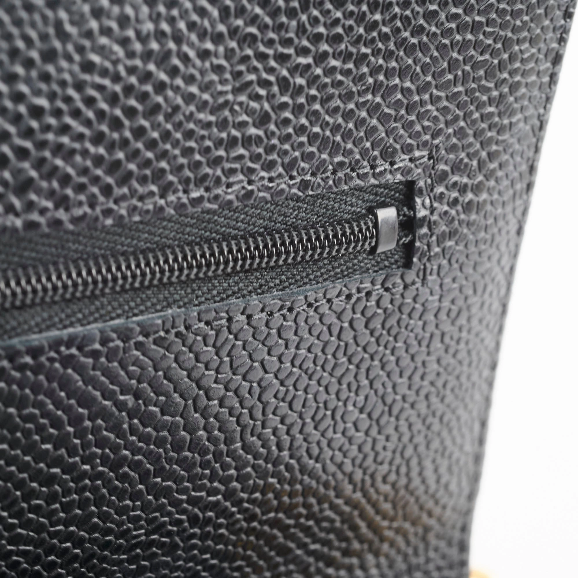 Chanel Wallet On Chain WOC Caviar Black