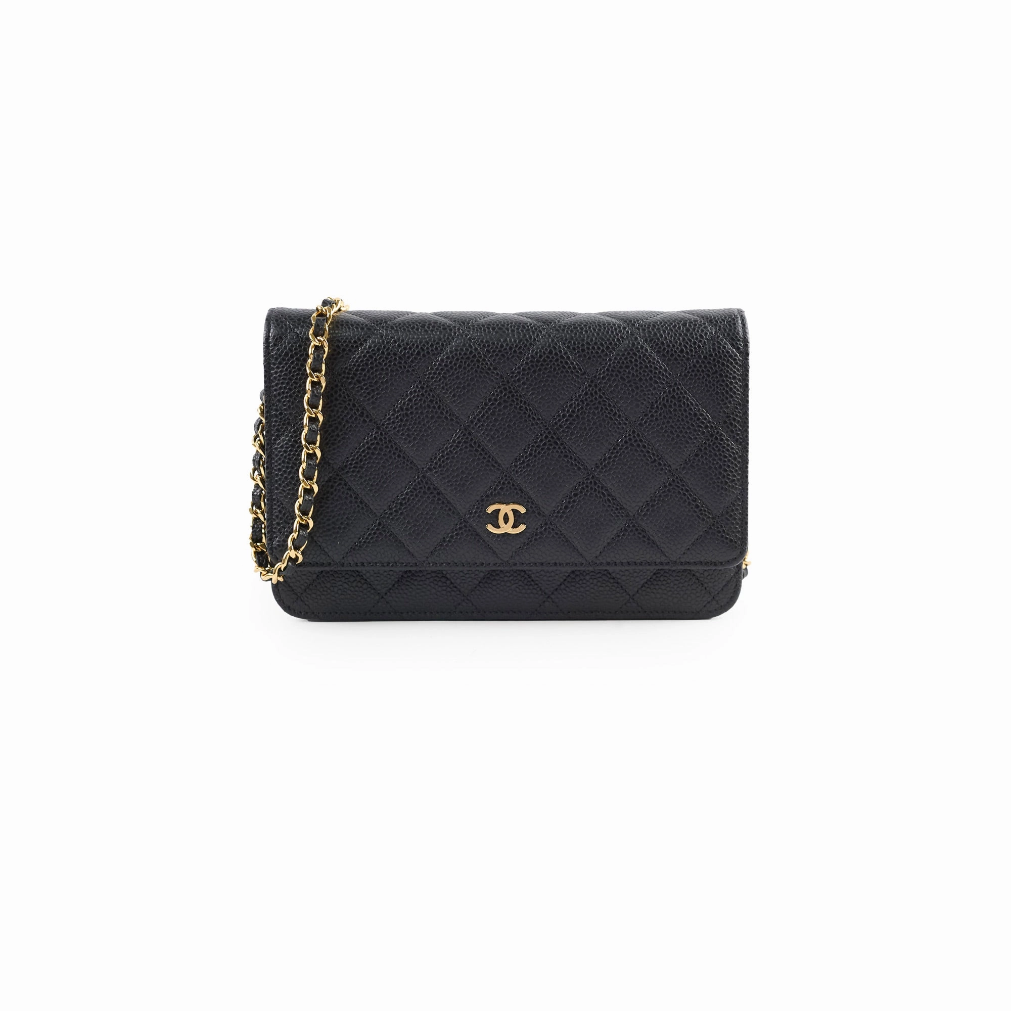 Chanel Wallet On Chain WOC Caviar Black GHW