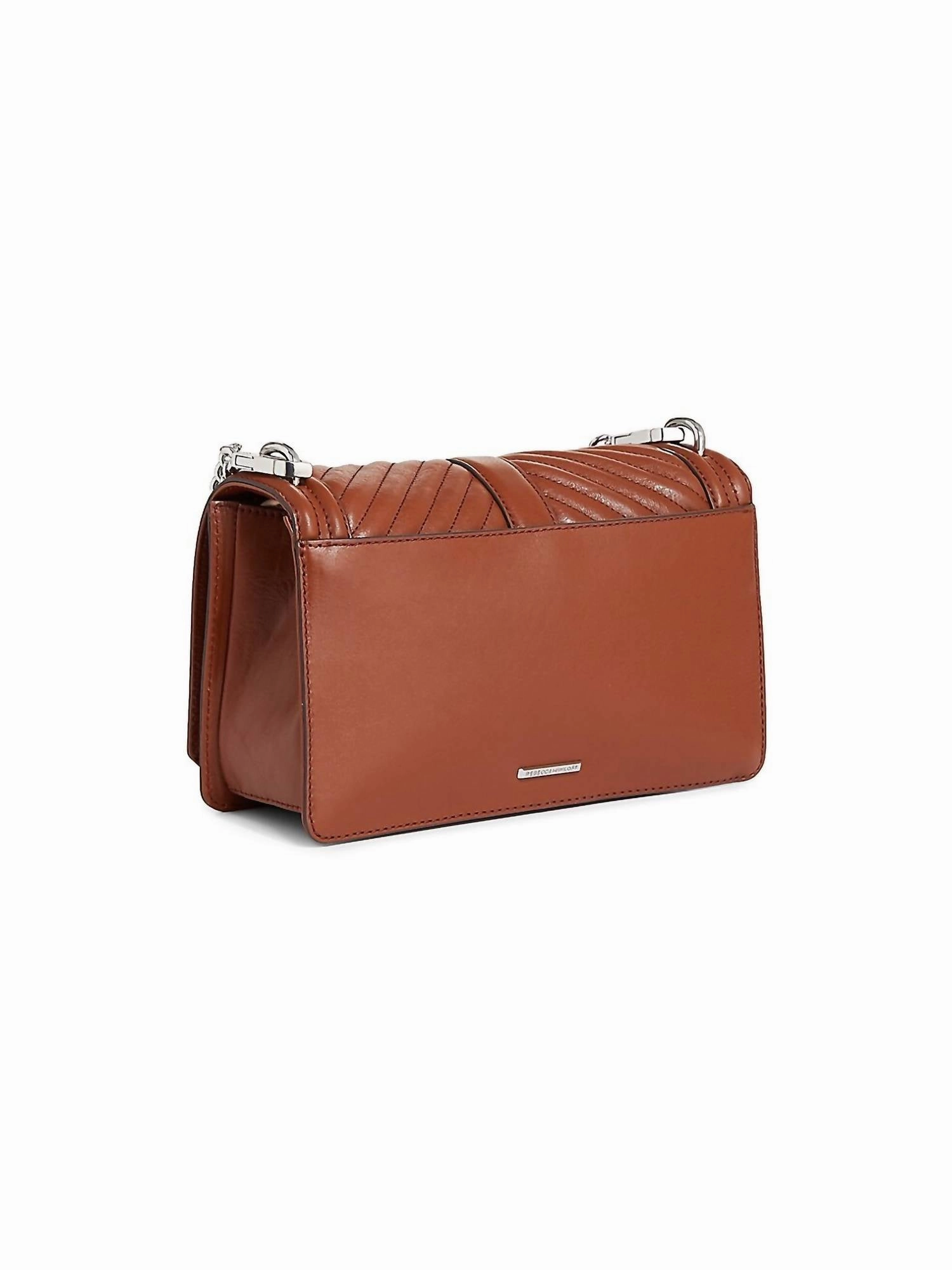 Chevron Quilted Jumbo Love Crosbody Large In Dark Luggage