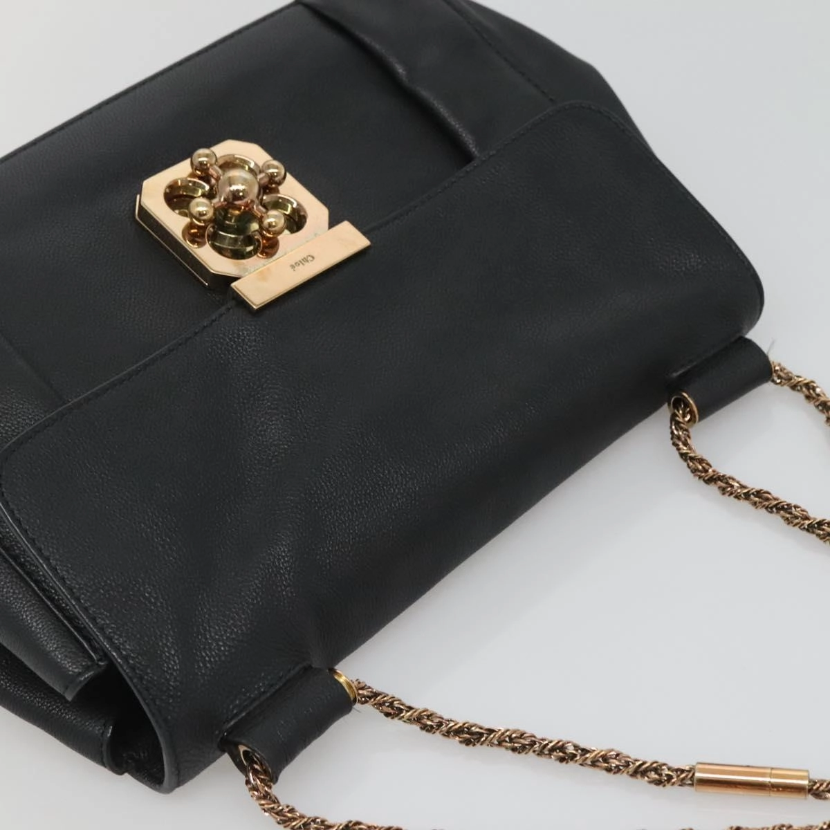 Chlo Elsie Leather Shoulder Bag (Pre-Owned)