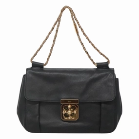 Chlo Elsie Leather Shoulder Bag (Pre-Owned)