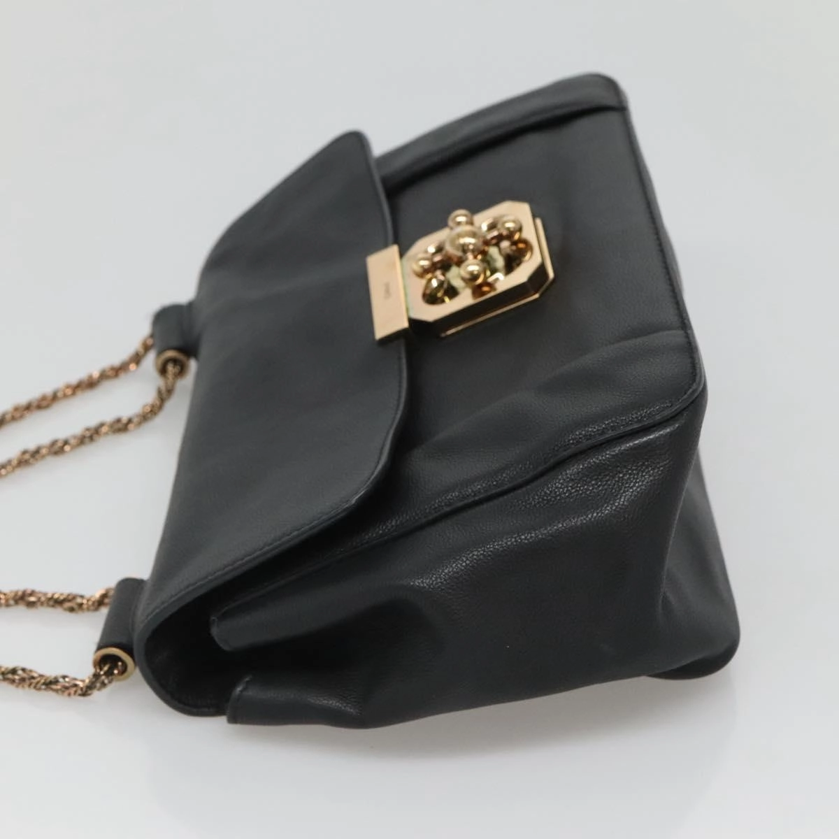 Chlo Elsie Leather Shoulder Bag (Pre-Owned)
