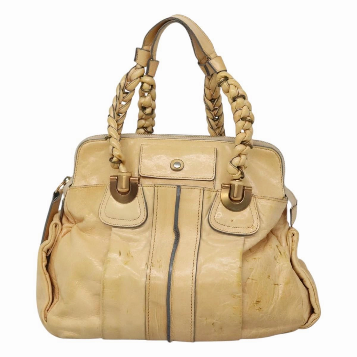 Chlo Heloise Leather Shoulder Bag (Pre-Owned)