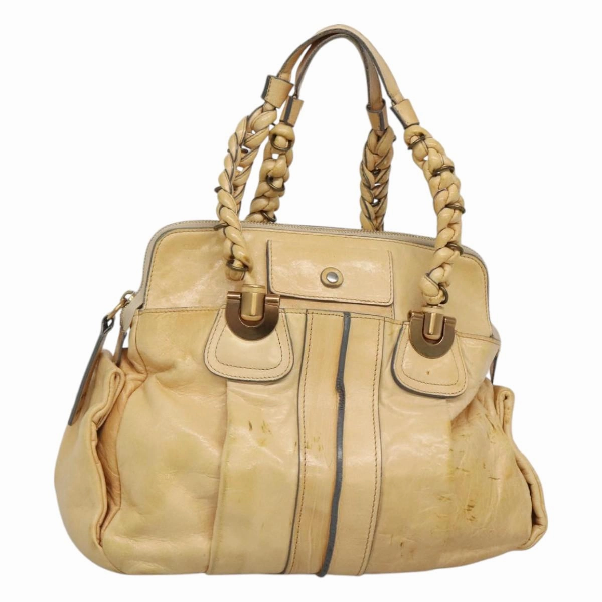 Chlo Heloise Leather Shoulder Bag (Pre-Owned)