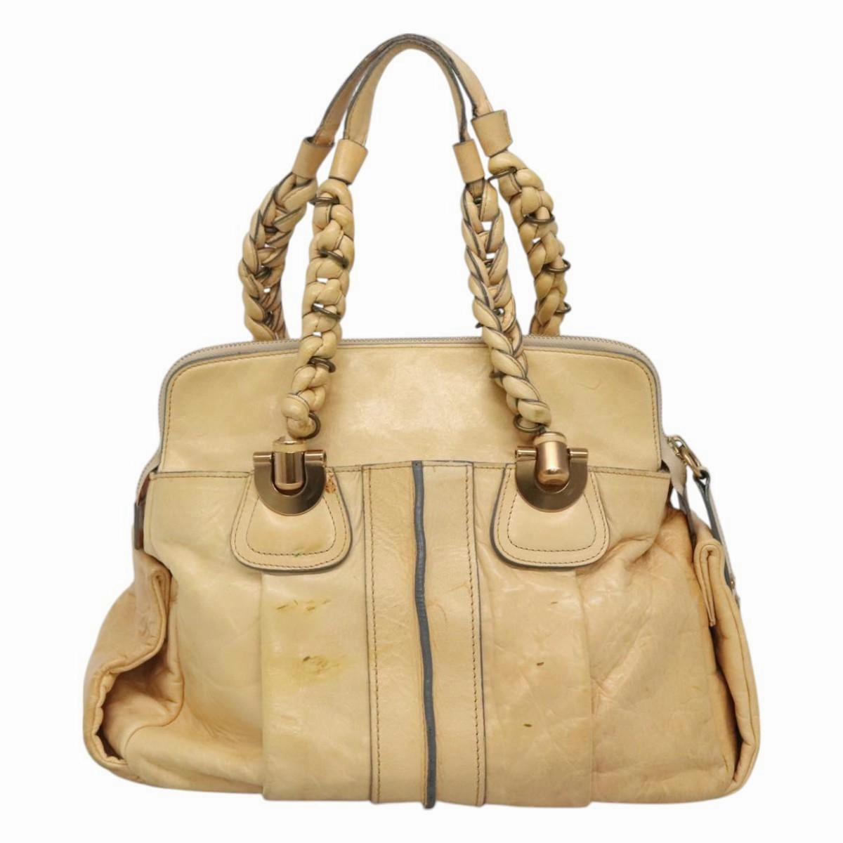 Chlo Heloise Leather Shoulder Bag (Pre-Owned)