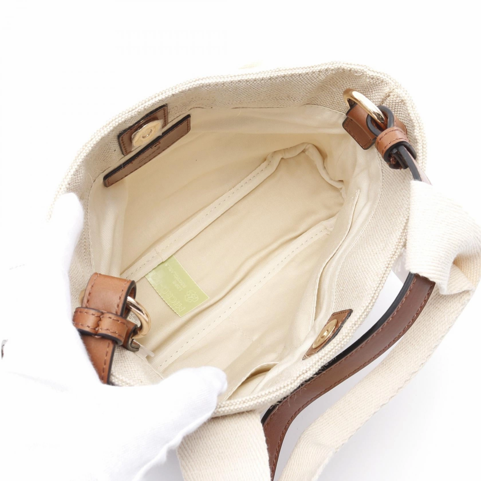 Chloe Canvas Tote Bag Beige