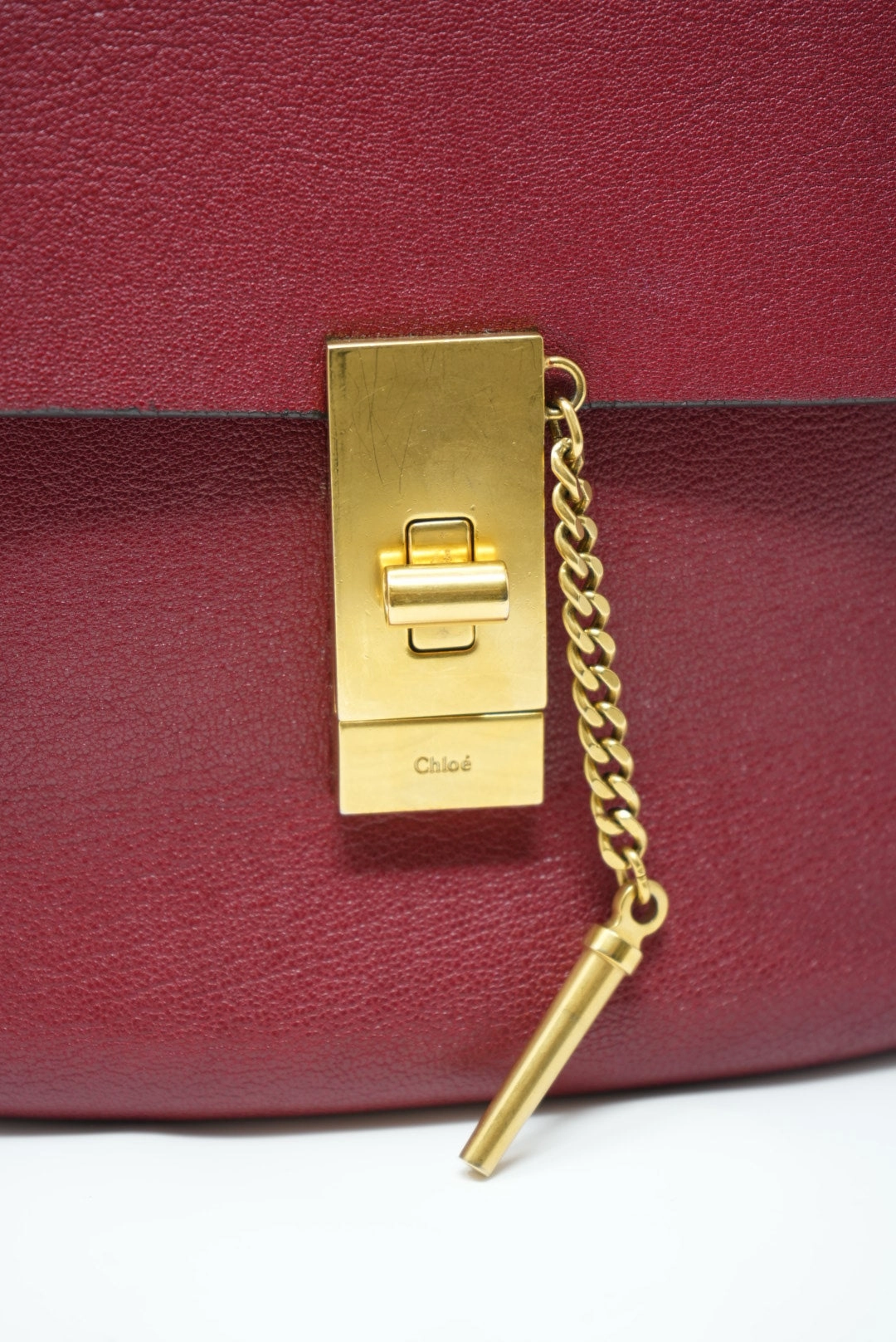 Chole Drew Small Shoulder Bag Red