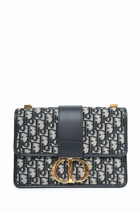 Christian Dior Canvas Oblique Leather 30 Montaigne Crossbody