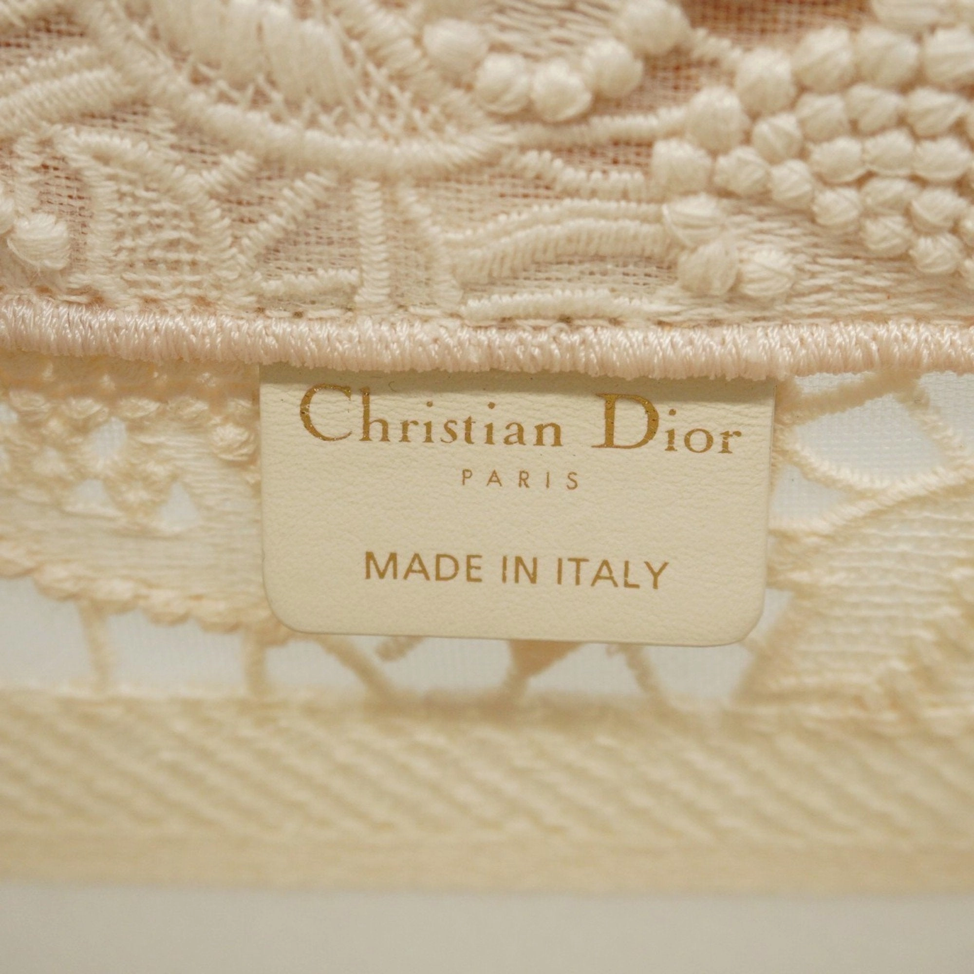 Christian Dior Cotton Tote Bag (Pre-Owned)