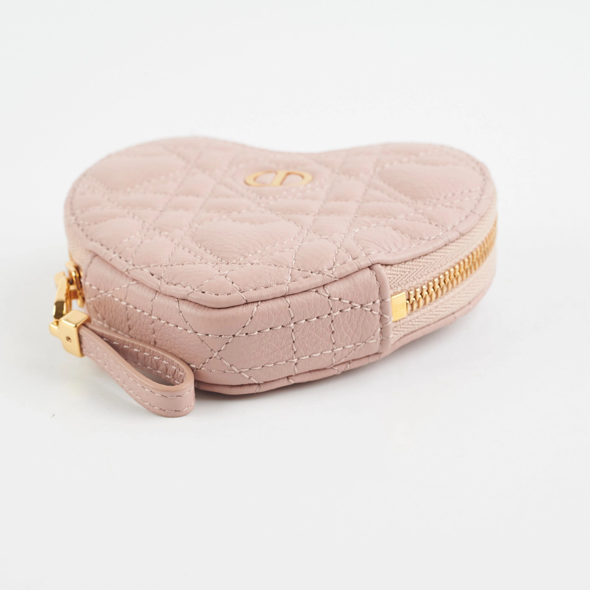 Christian Dior Heart Pink Pouch on Chain