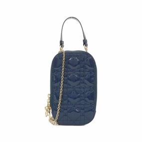 Christian Dior Leather Handbag Pouch Shoulder Bag (Pre-Owned)