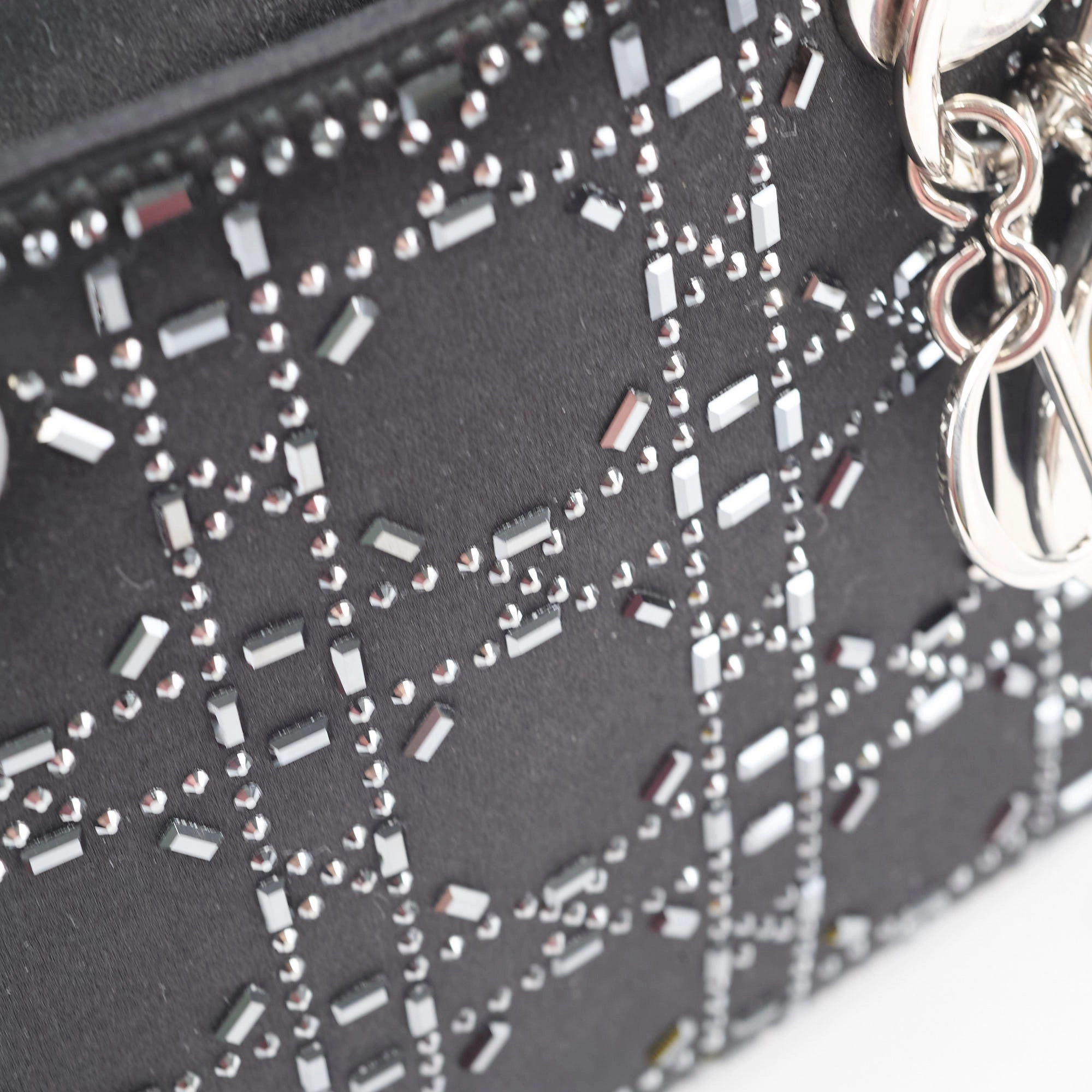 Christian Dior Mini Lady Dior in Cannage Satin