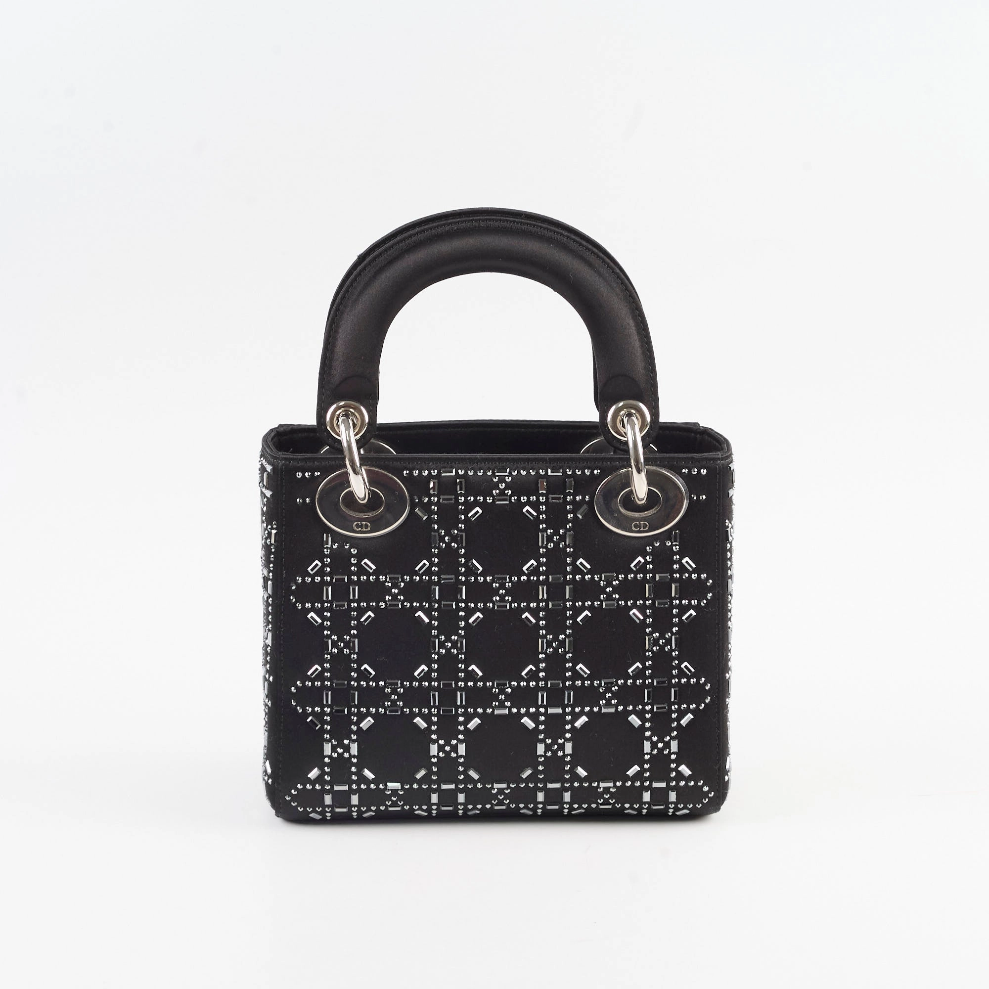 Christian Dior Mini Lady Dior in Cannage Satin