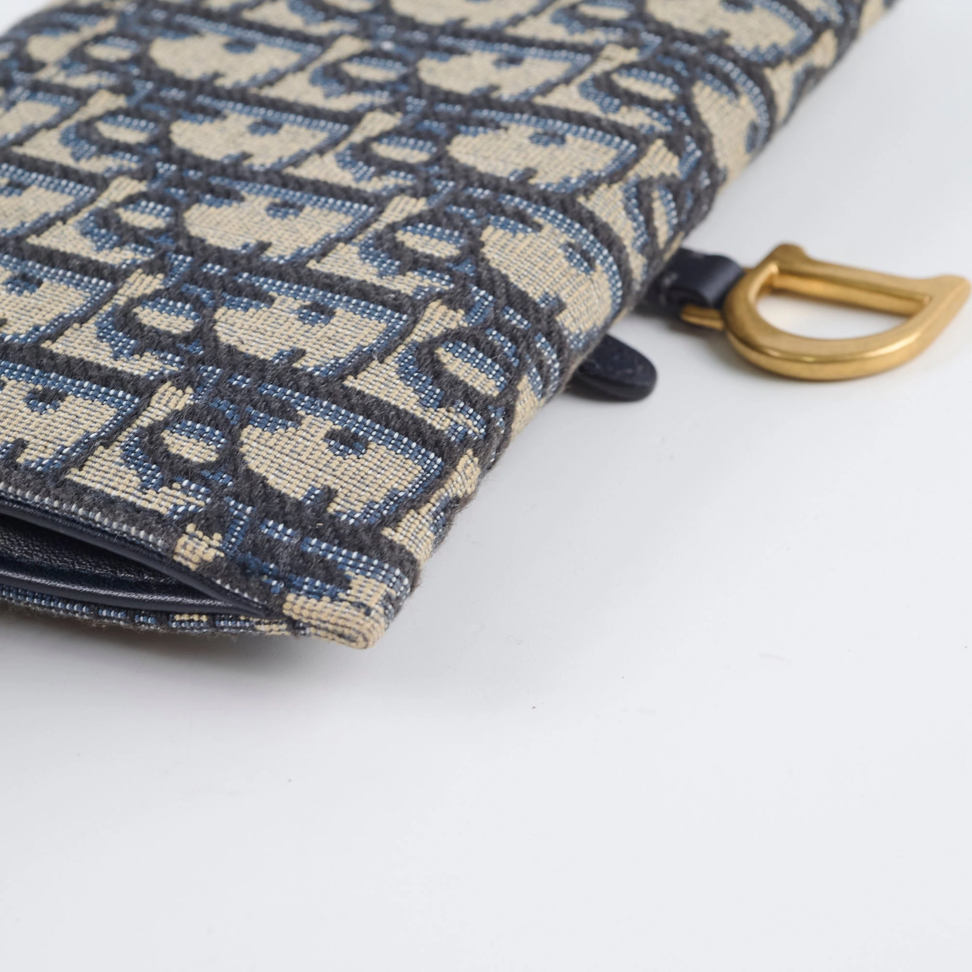 Christian Dior Oblique Saddle Wallet on Chain WOC