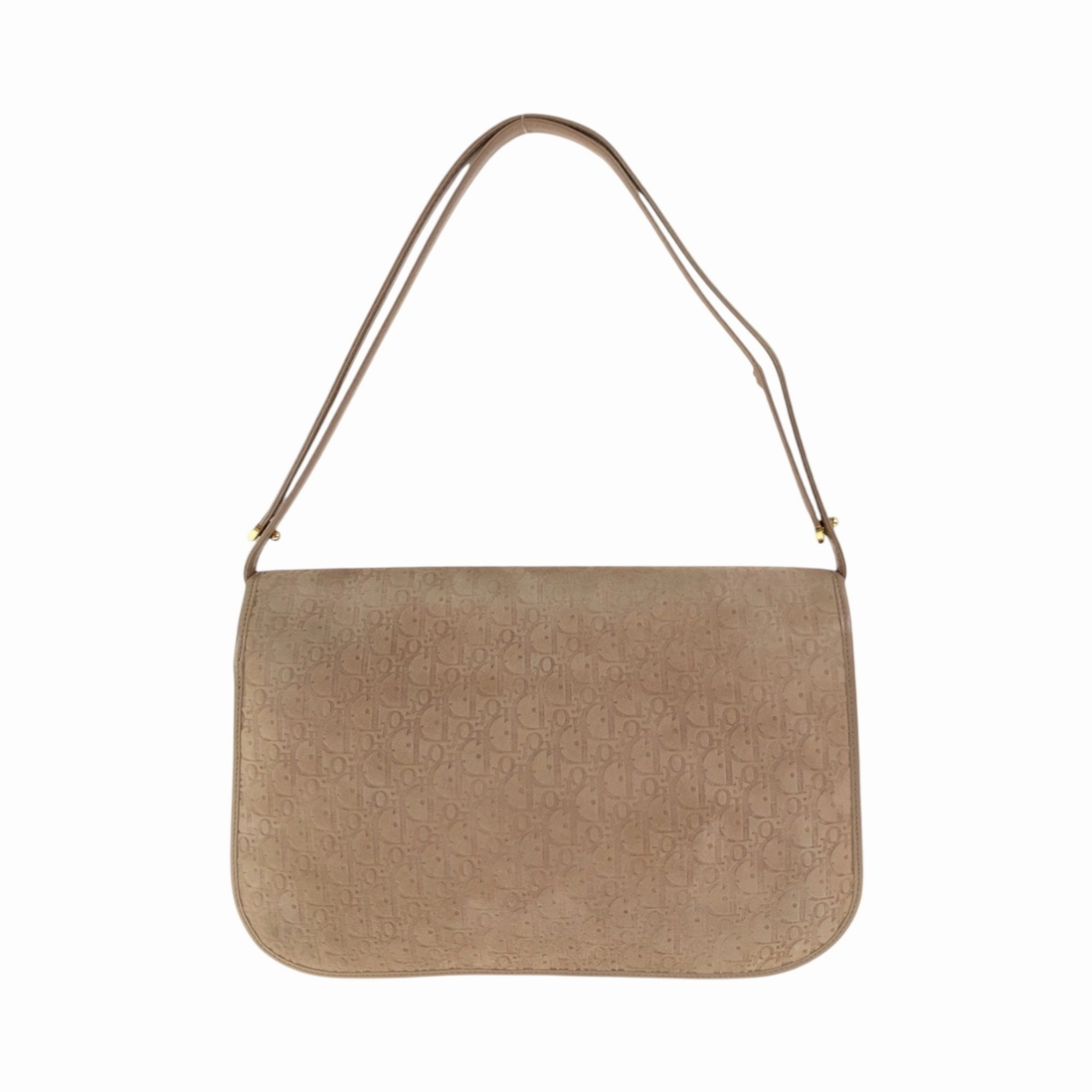 Christian Dior Suede Handbag Shoulder Bag (Pre-Owned)