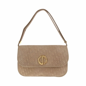 Christian Dior Suede Handbag Shoulder Bag (Pre-Owned)