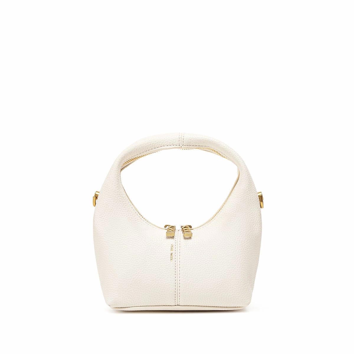 Circle Vegan Leather Crossbody Bag | Coconut Cream