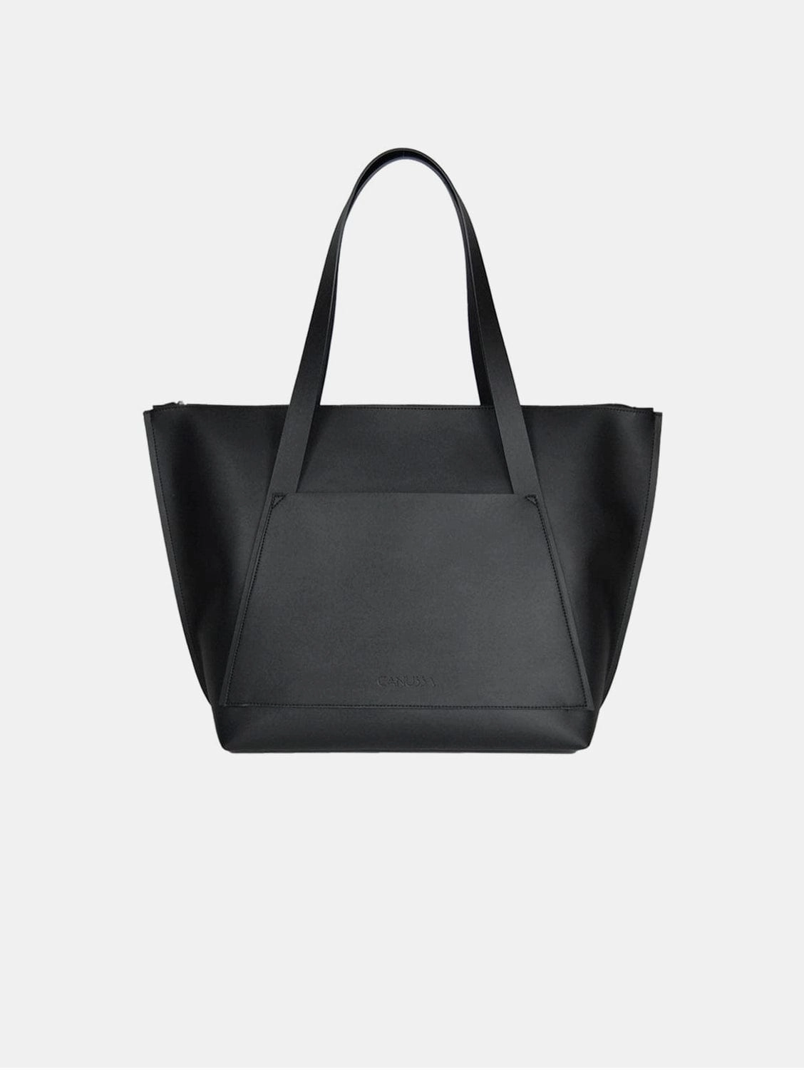 City Shopper Vegan Corn Leather Tote Bag | Black