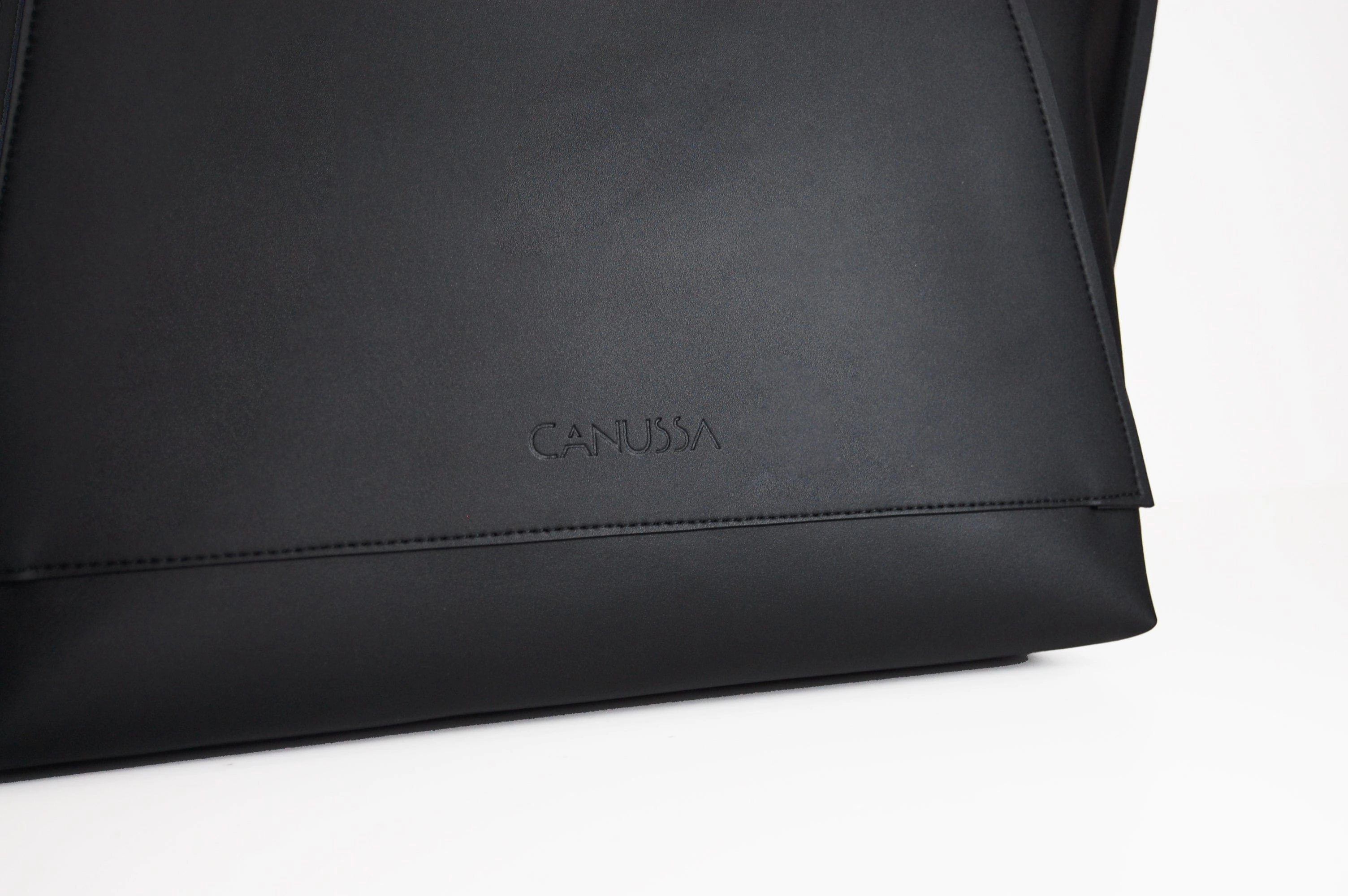 City Shopper Vegan Corn Leather Tote Bag | Black