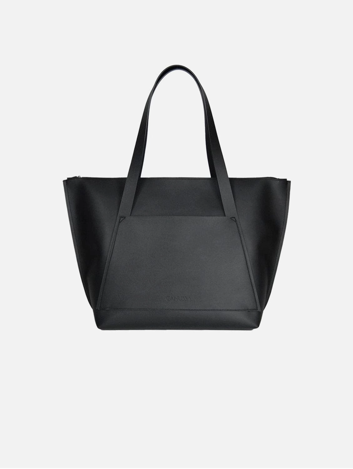 City Shopper Vegan Corn Leather Tote Bag | Black