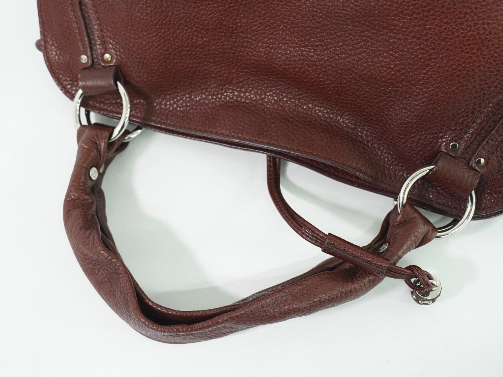 Cline Bittersweet Leather Tote Bag (Pre-Owned)