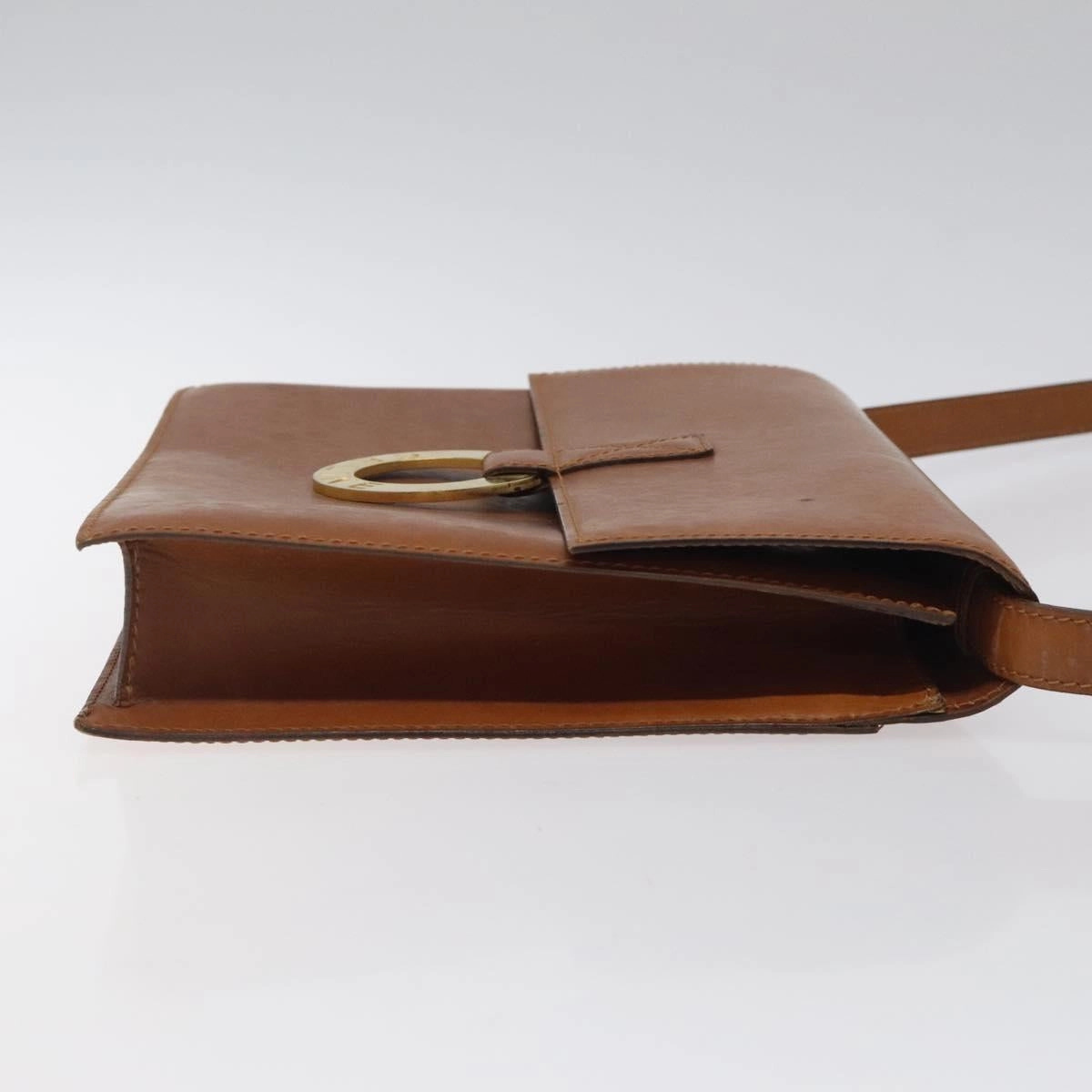 Cline Logo Du Cercle Leather Shoulder Bag (Pre-Owned)