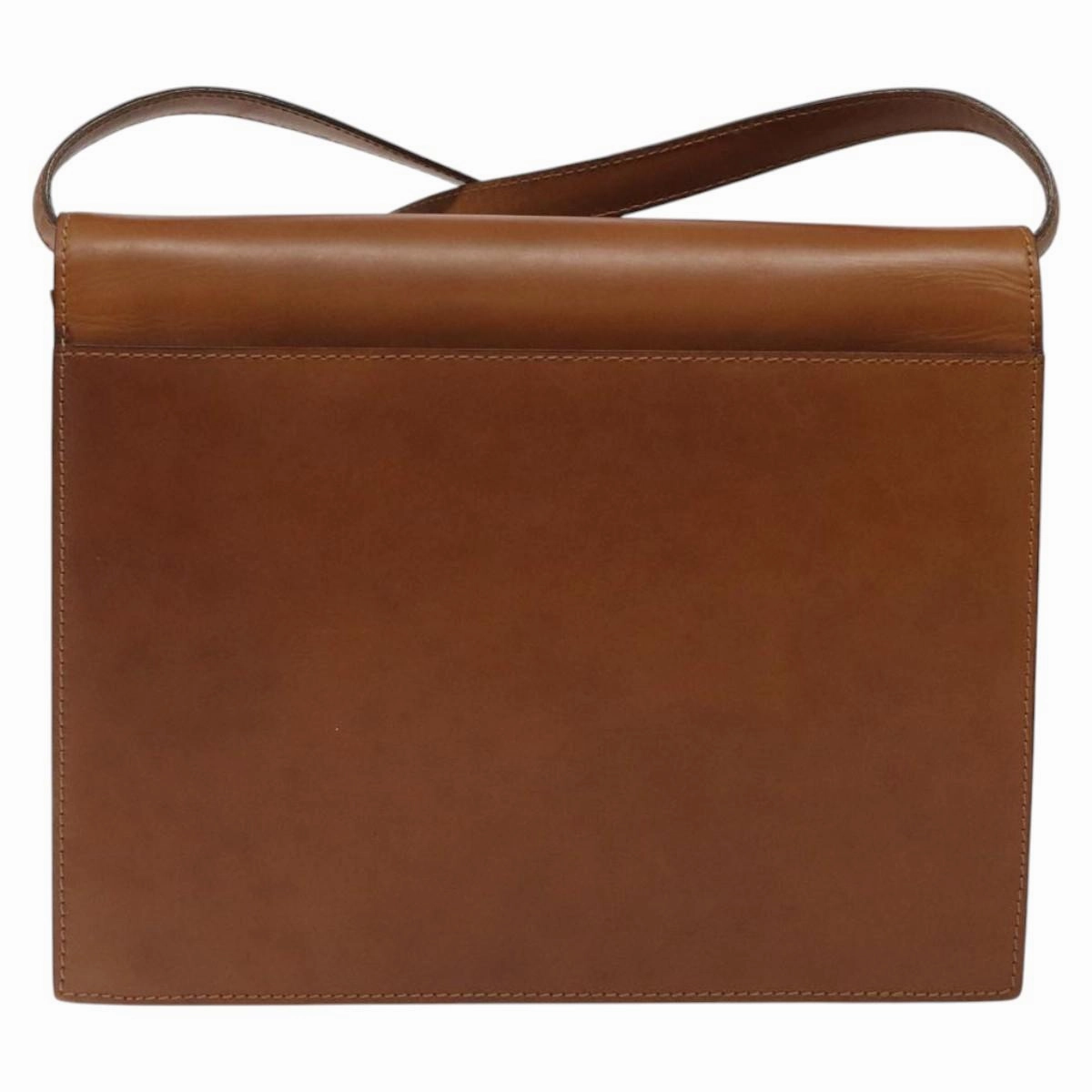 Cline Logo Du Cercle Leather Shoulder Bag (Pre-Owned)