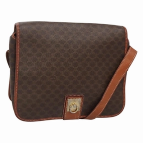 Cline Macadam Canvas Shoulder Bag (Pre-Owned)