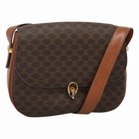 Cline Macadam Canvas Shoulder Bag (Pre-Owned)