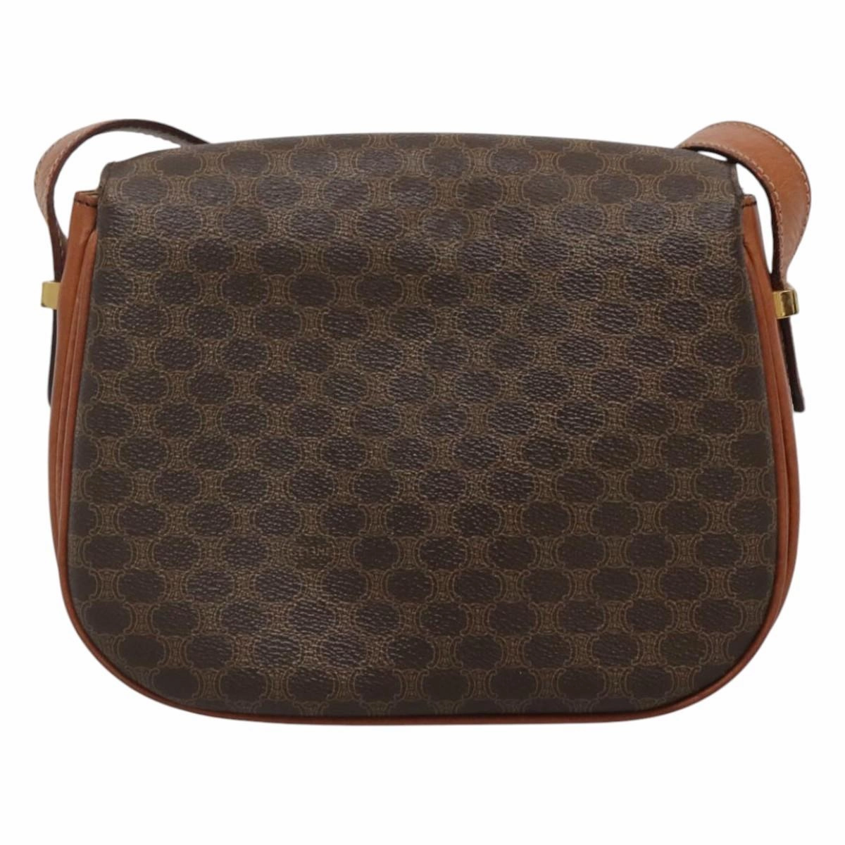 Cline Macadam Canvas Shoulder Bag (Pre-Owned)