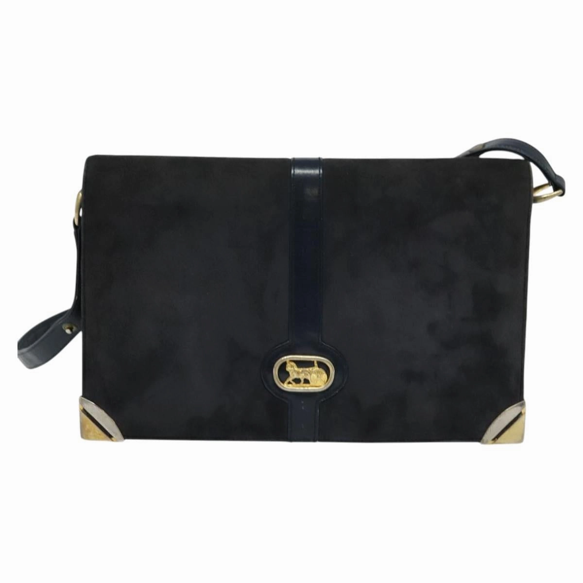 Cline Suede Shoulder Bag (Pre-Owned)