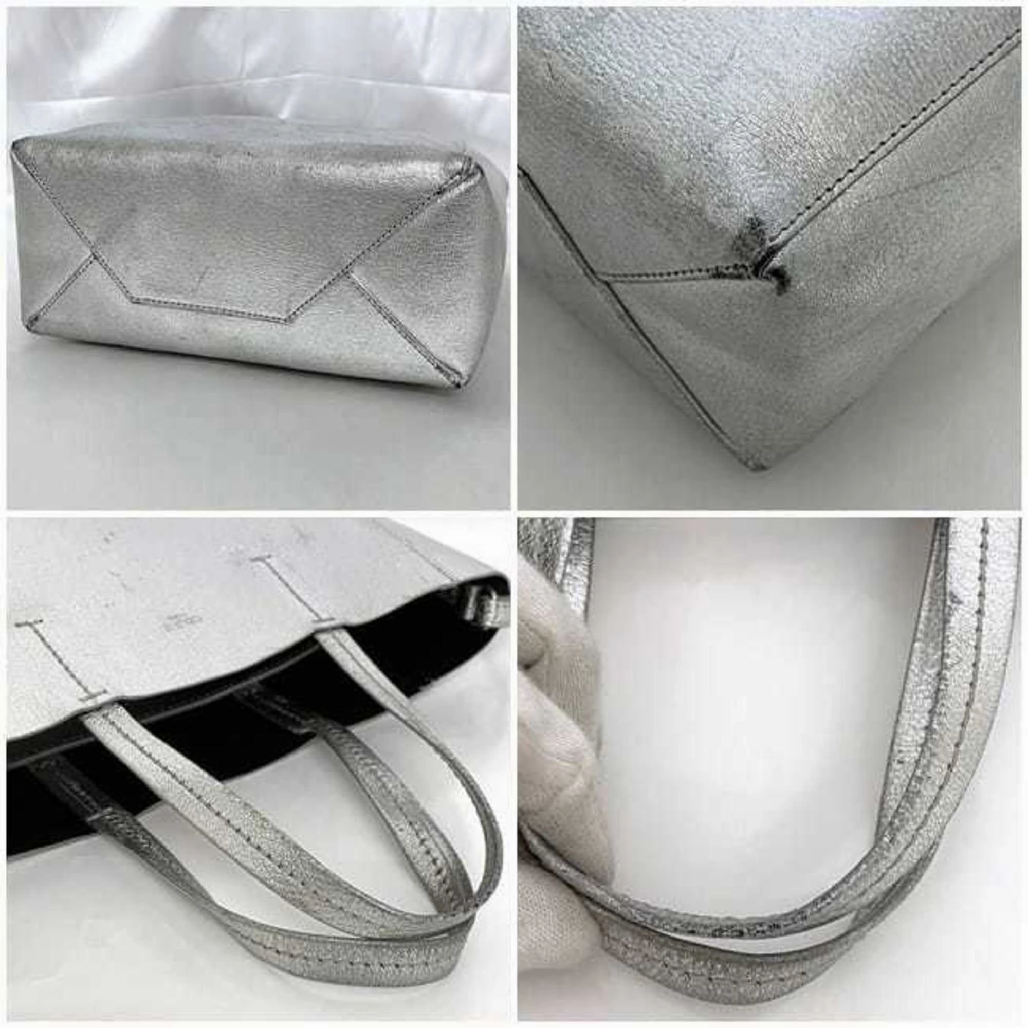 Cline Vertical Cabas Leather Tote Bag (Pre-Owned)