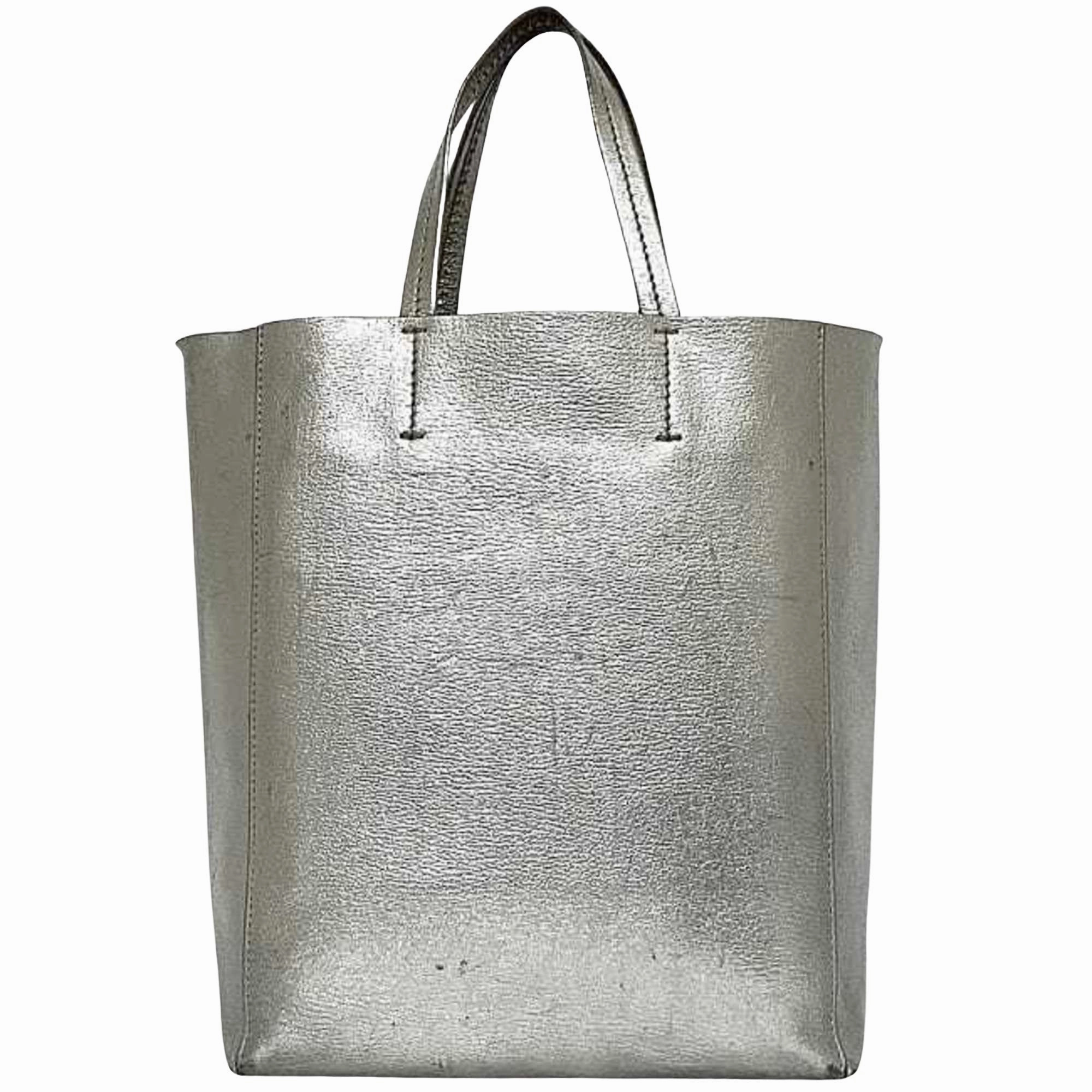 Cline Vertical Cabas Leather Tote Bag (Pre-Owned)