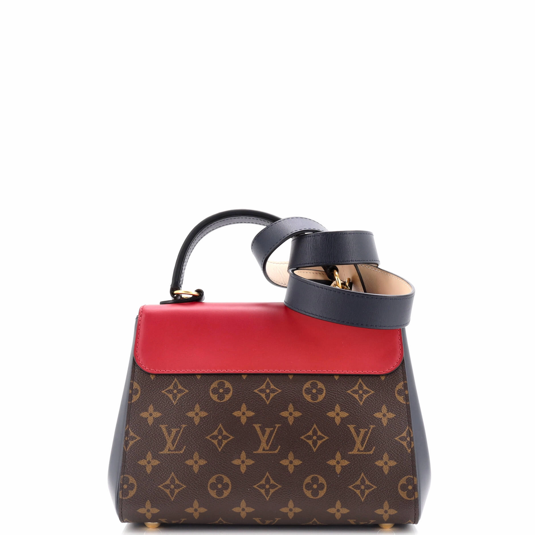 Cluny Top Handle Bag Monogram Canvas and Leather BB