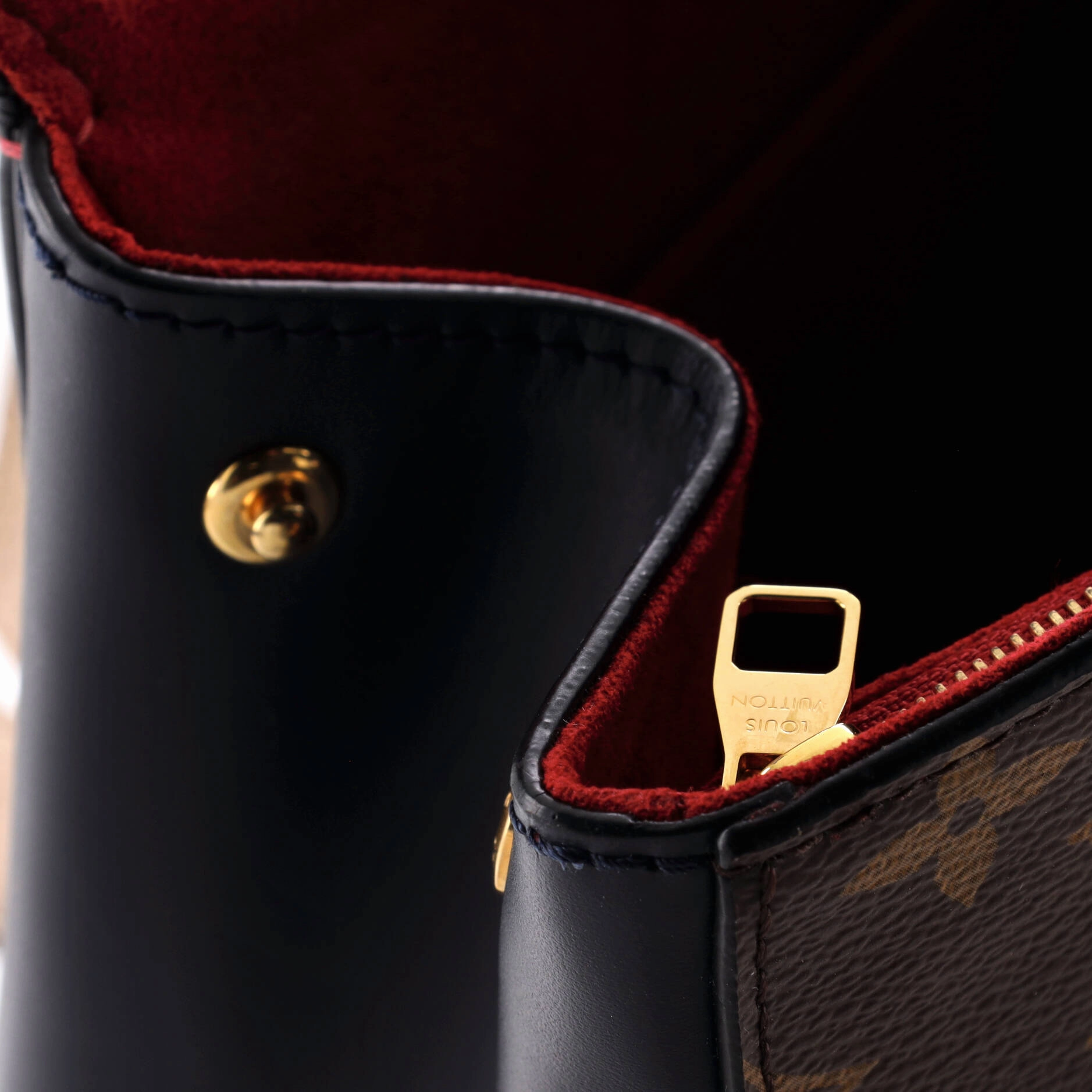 Cluny Top Handle Bag Monogram Canvas and Leather BB