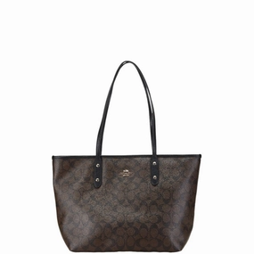 Coach   Pvc Leather Handbag Tote Bag (Pre-Owned)