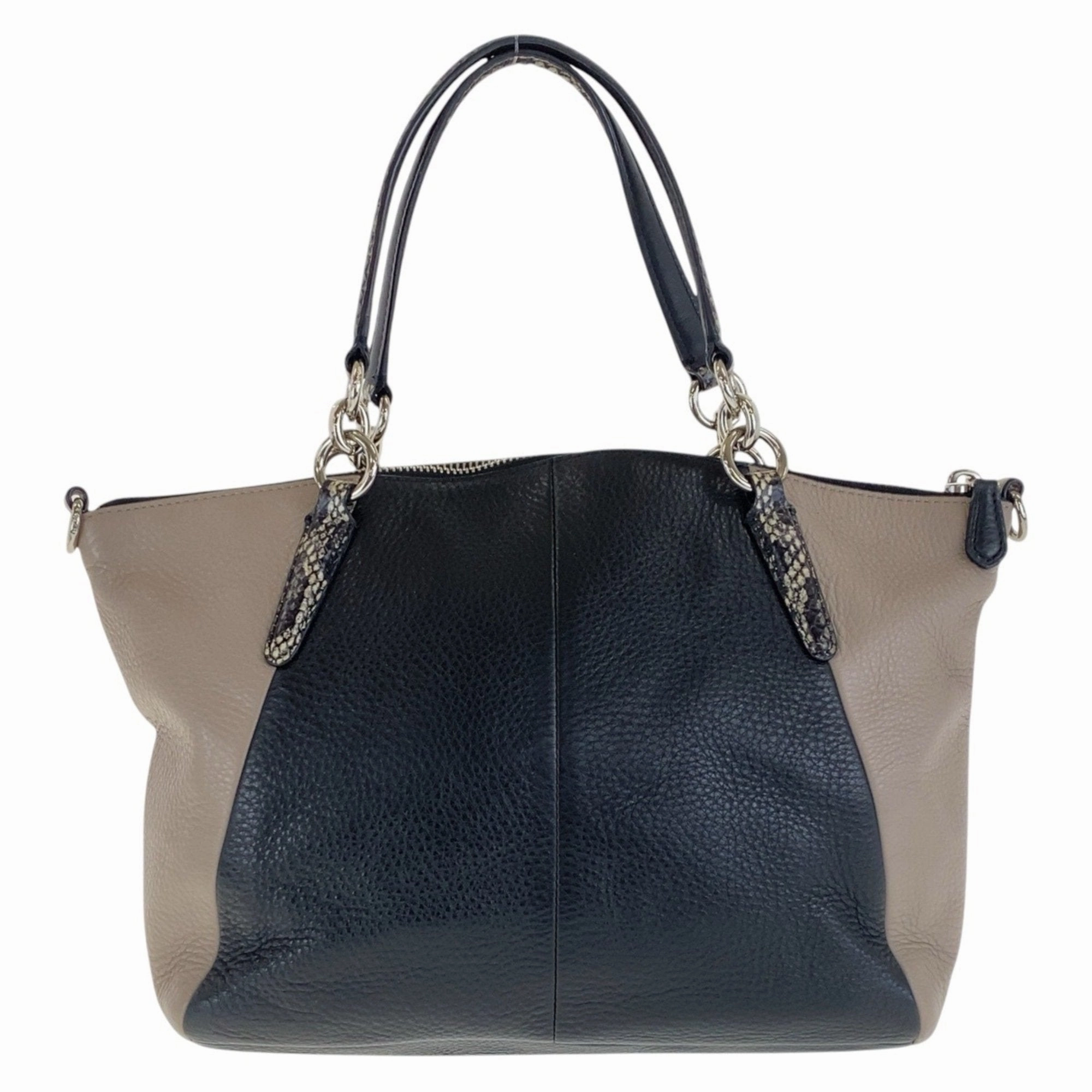 Coach ish Leather Handbag Shoulder Bag (Pre-Owned)