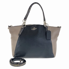 Coach ish Leather Handbag Shoulder Bag (Pre-Owned)