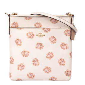 Coach Kitt Messenger Crossbody With Rose Print