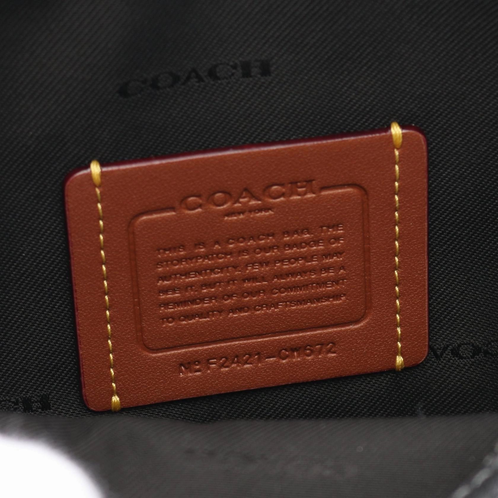 Coach Leather Charter Crossbody 19 Patchwork Bag