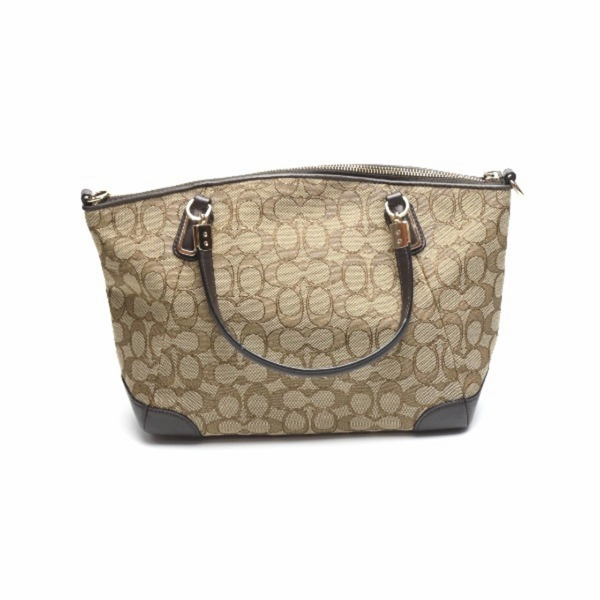 Coach  Leather Handbag Shoulder Bag (Pre-Owned)