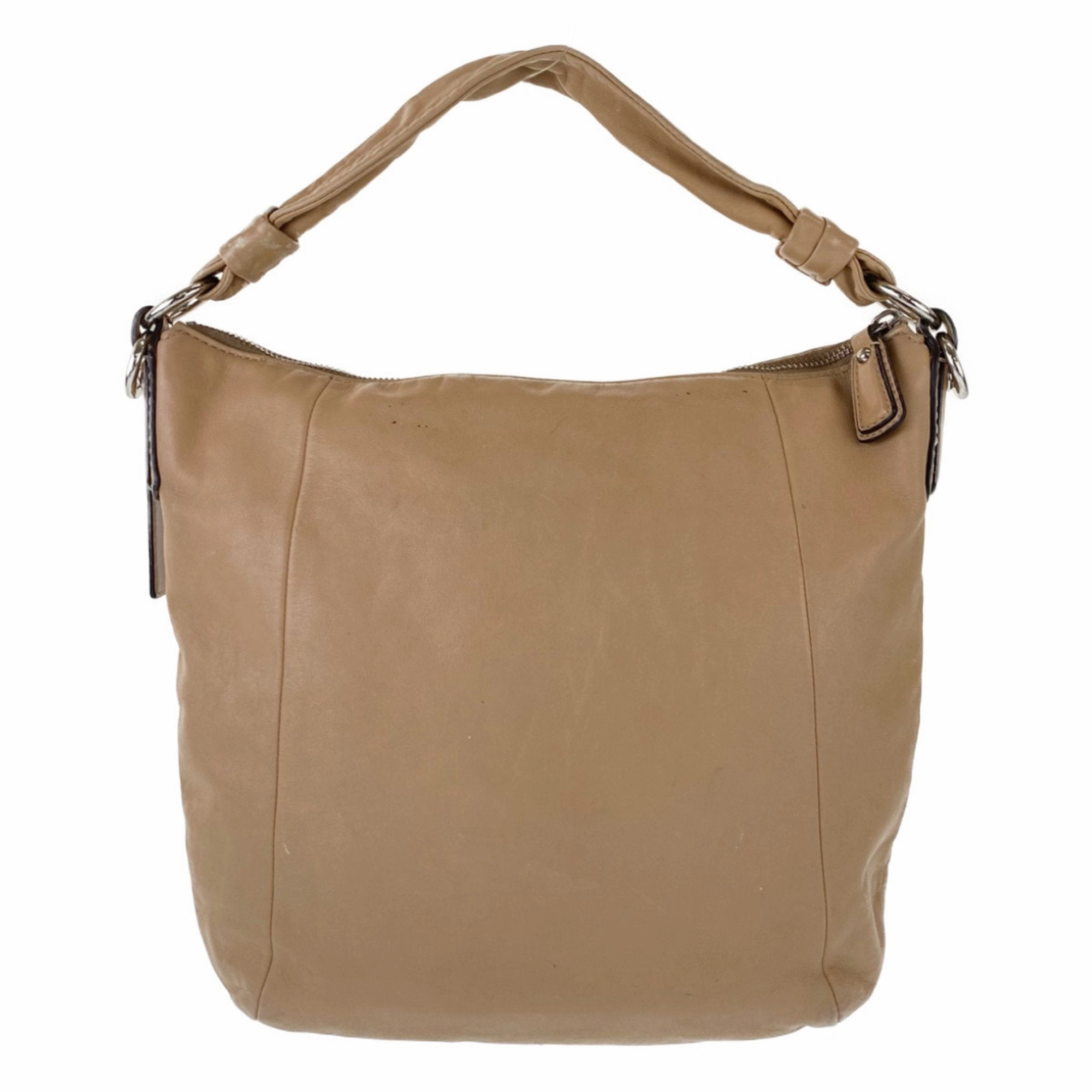 Coach Leather Handbag Shoulder Bag (Pre-Owned)