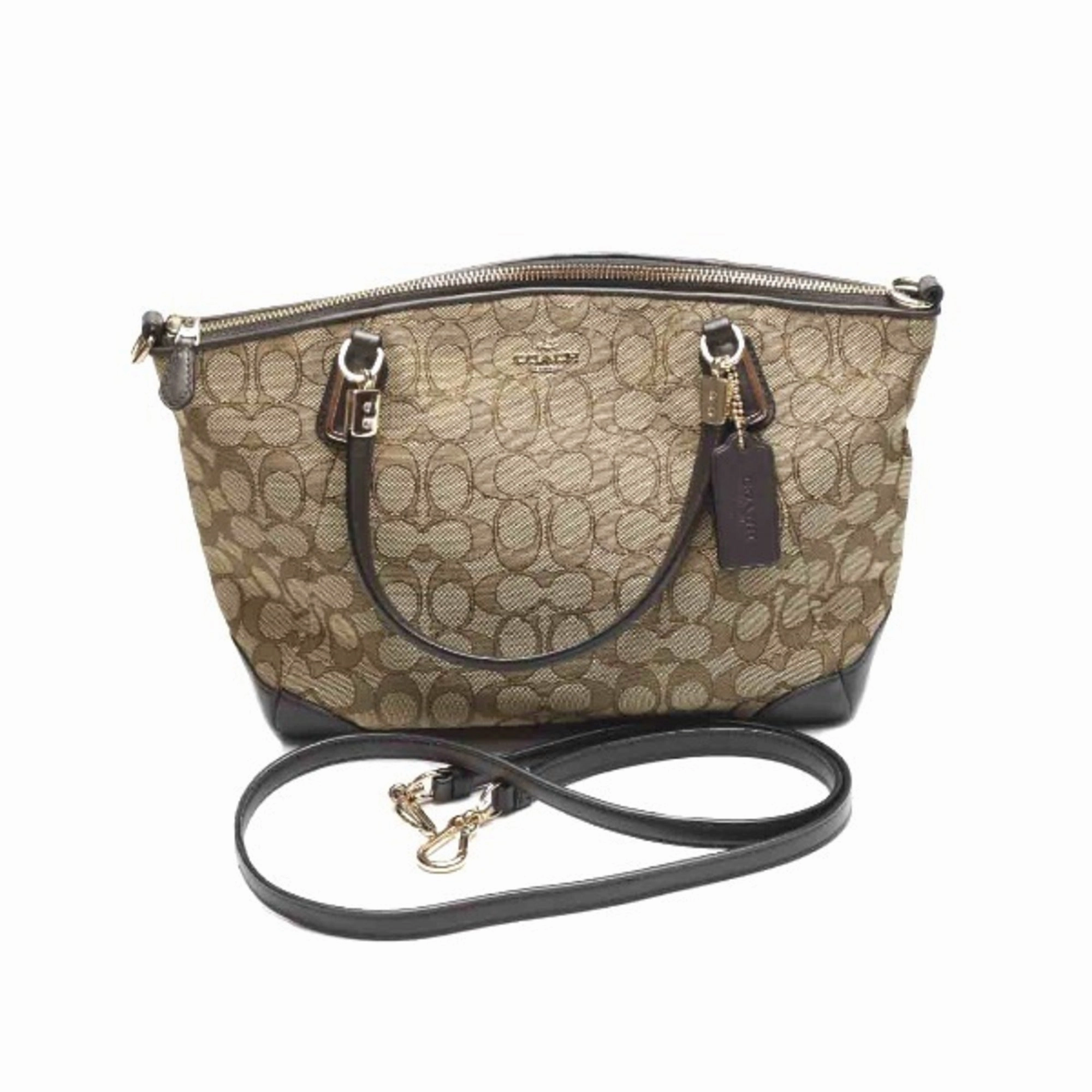 Coach  Leather Handbag Shoulder Bag (Pre-Owned)