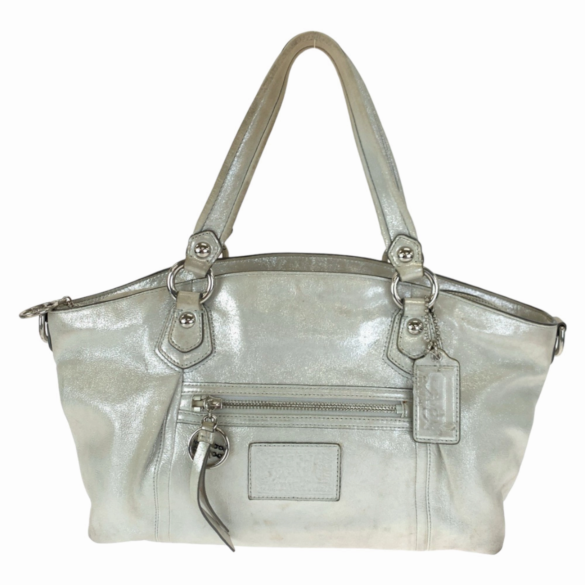 Coach Leather Handbag Shoulder Bag Tote Bag (Pre-Owned)