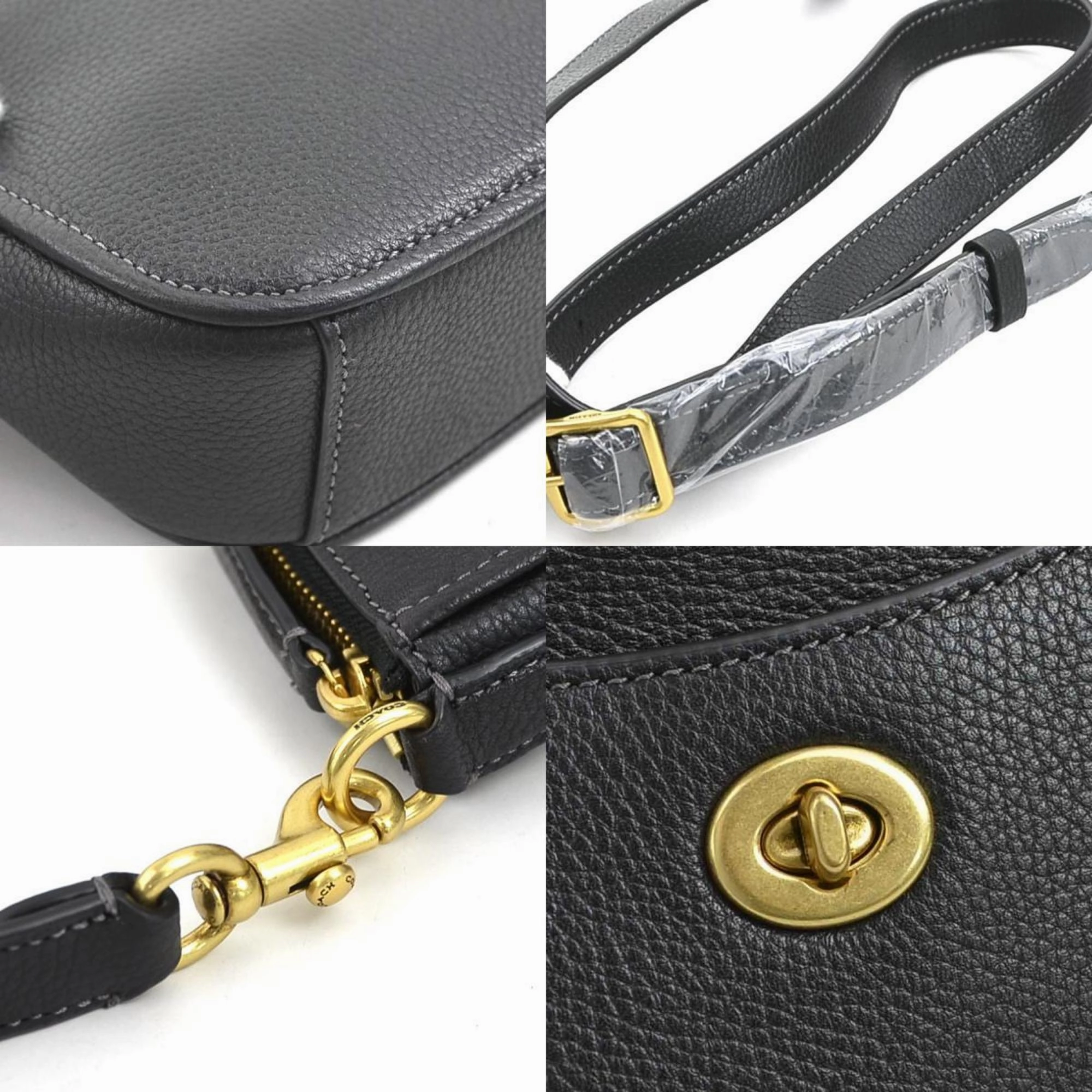 Coach  Leather Shoulder Bag (Pre-Owned)