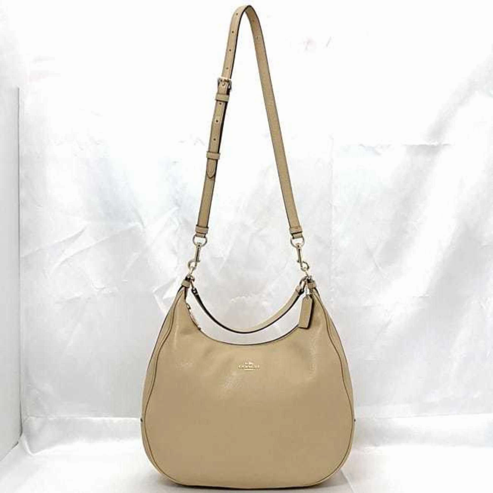 Coach Leather Shoulder Bag (Pre-Owned)