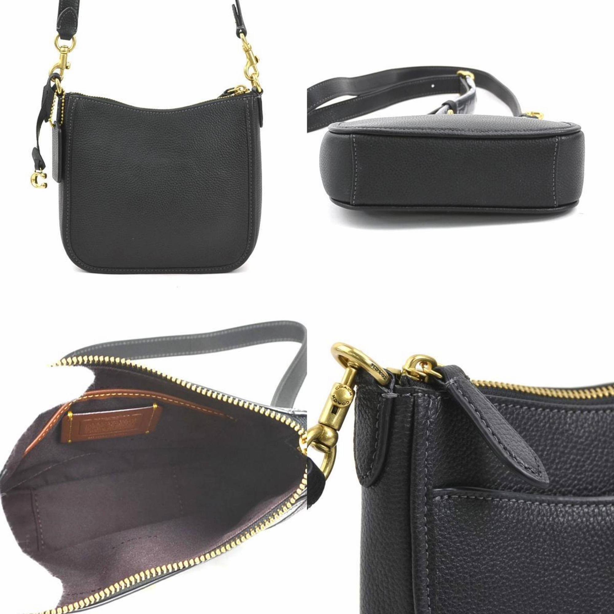 Coach  Leather Shoulder Bag (Pre-Owned)