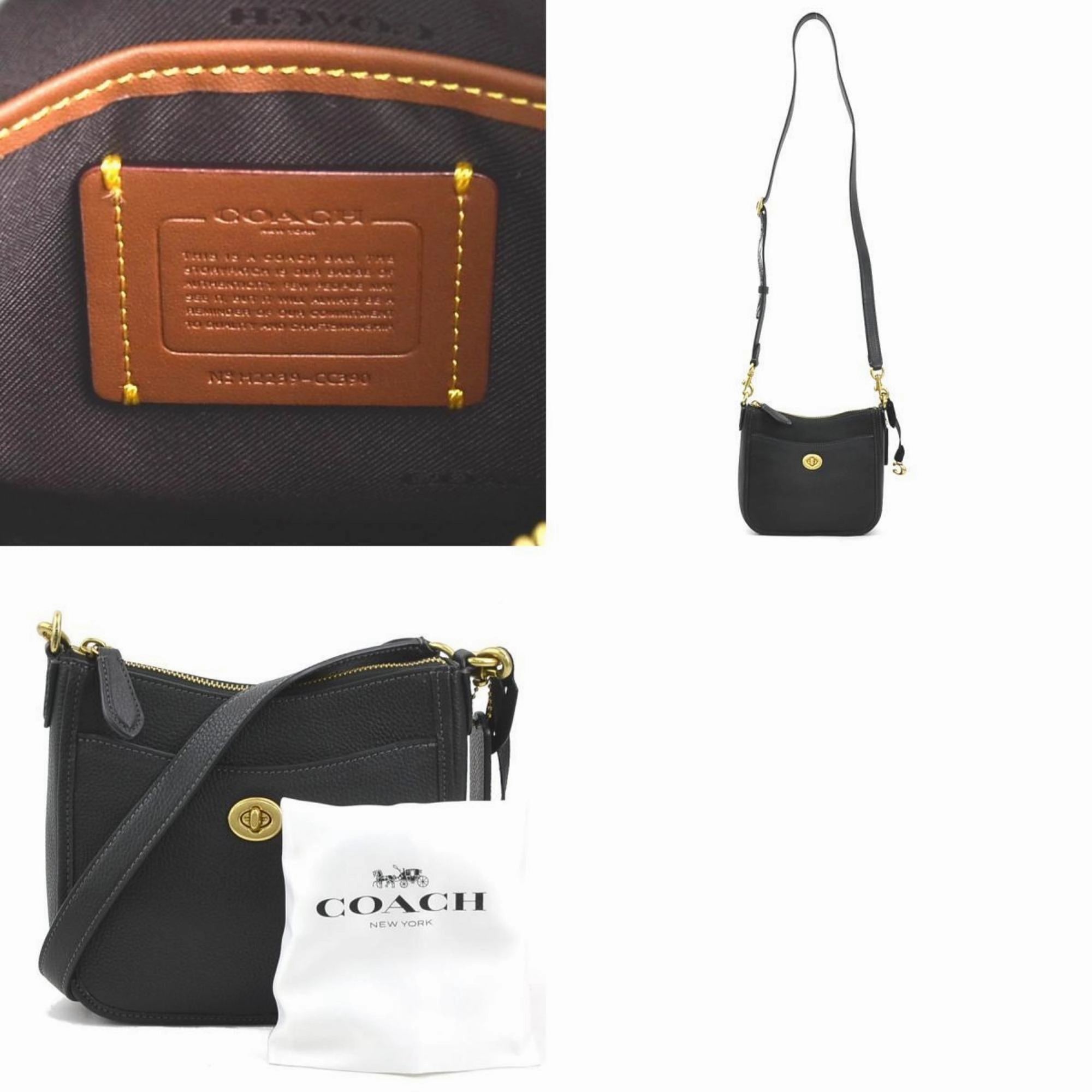 Coach  Leather Shoulder Bag (Pre-Owned)