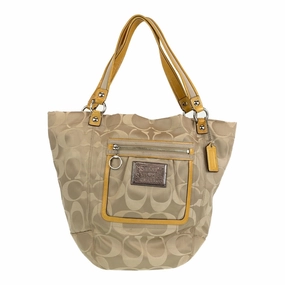 Coach Leather Shoulder Bag Tote Bag (Pre-Owned)